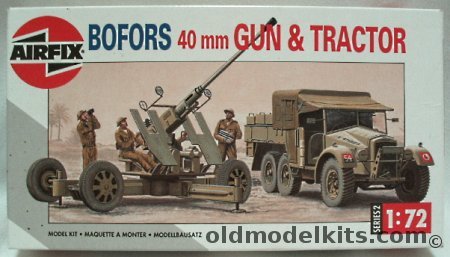 Airfix 1/76 Bofors 40mm Gun and Tractor, 02314 plastic model kit